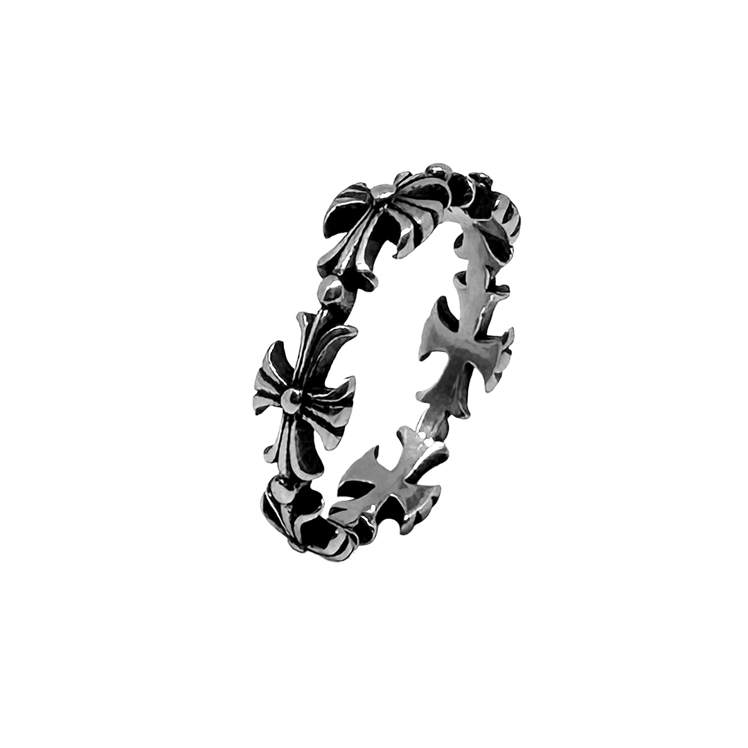 Cross Band Ring