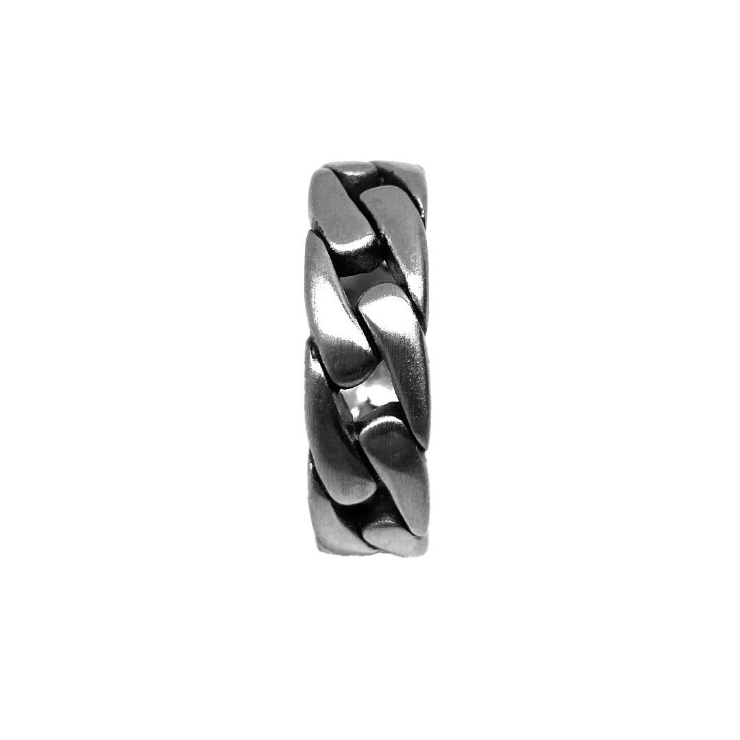 Flat Cuban Link Ring