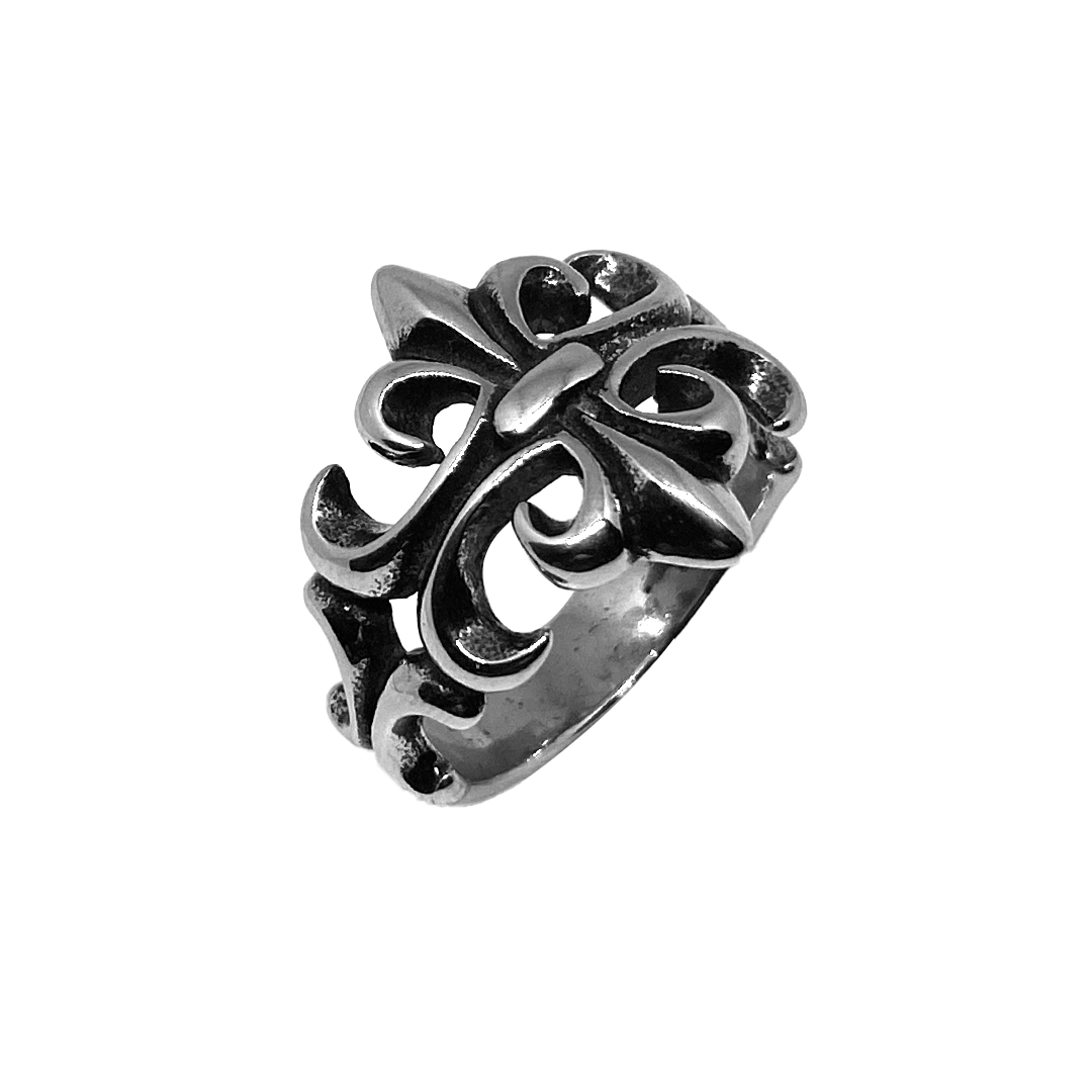 Mirror Fleur De Lis Ring