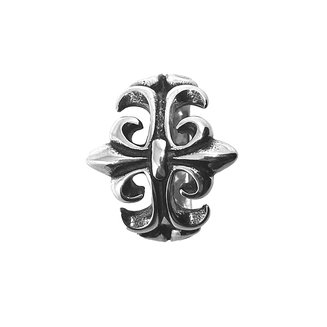 Mirror Fleur De Lis Ring