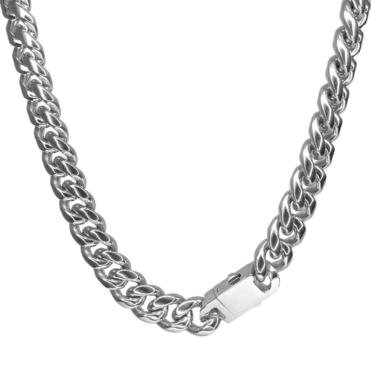 12mm Stainless Steel Cuban Chain