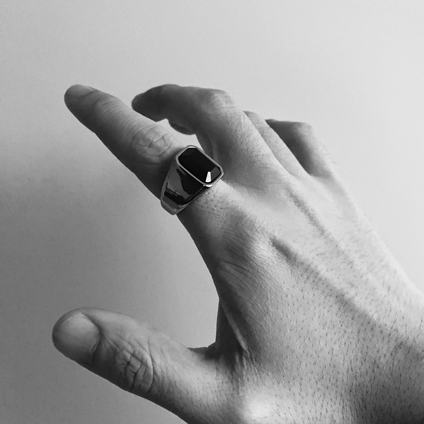 Rectangular Gem Ring