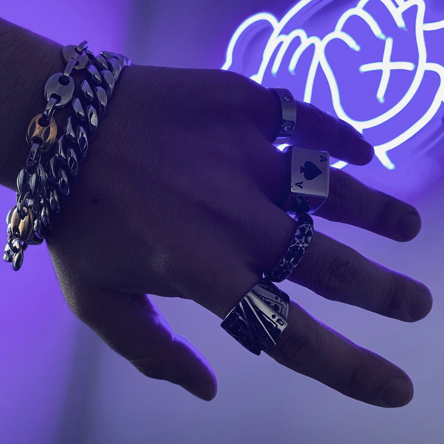 Two Tone Mariner Bracelet