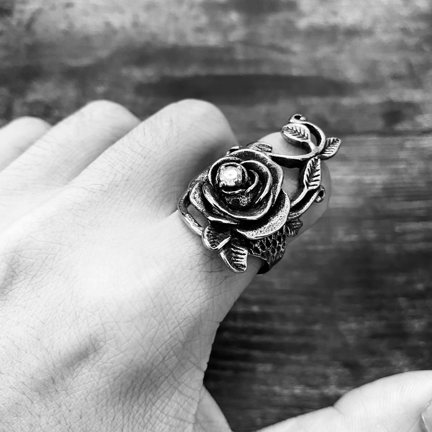 Rose Drop Ring