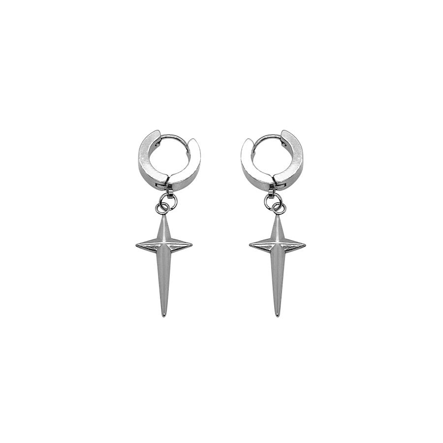 Shining Cross Earrings