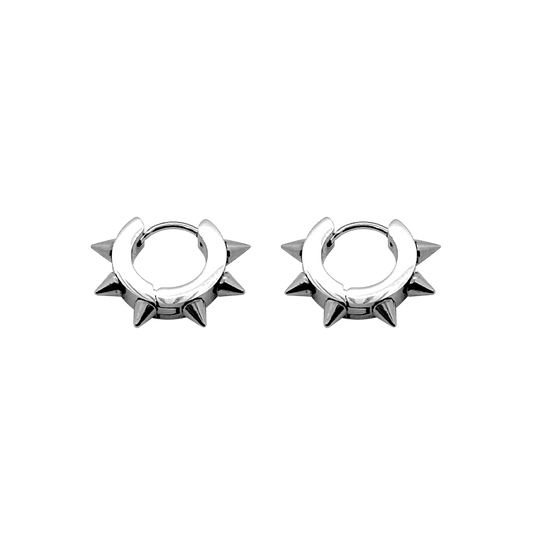 Spiked Hoop Earrings